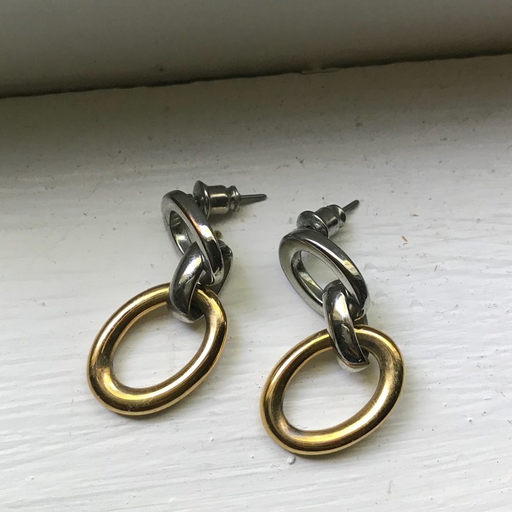 Two tones earrings